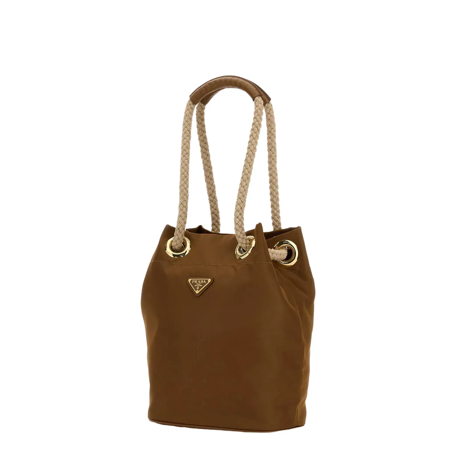 Camel Re-Nylon Mariner bucket bag