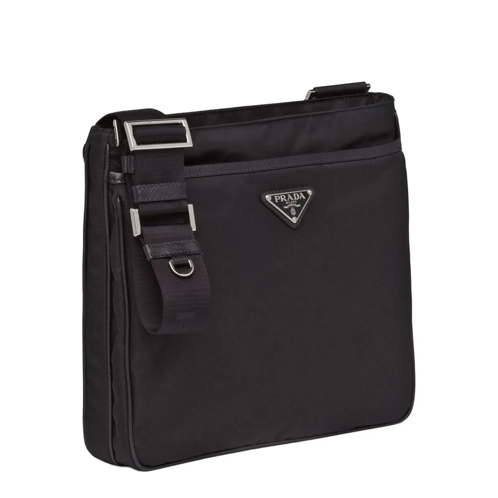 Re-nylon And Saffiano Shoulder Bag