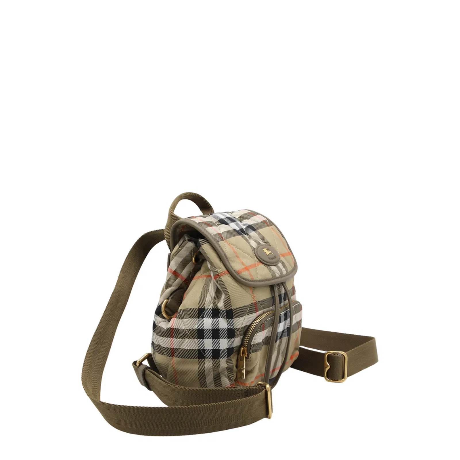 Embroidered Canvas Mini Horseshoe Backpack