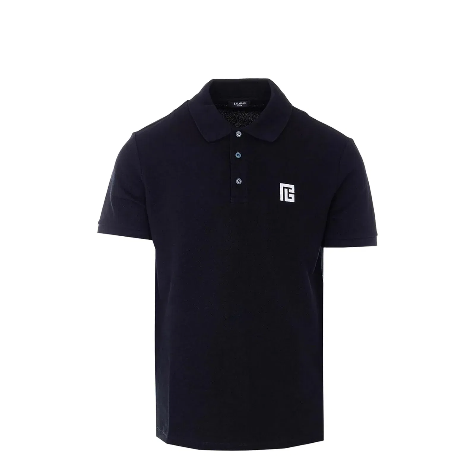 Embroidered Logo Polo - Black