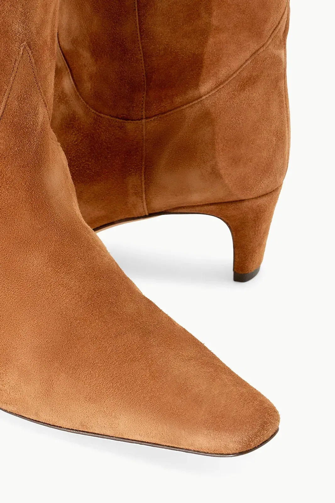 WESTERN WALLY BOOT TAN SUEDE