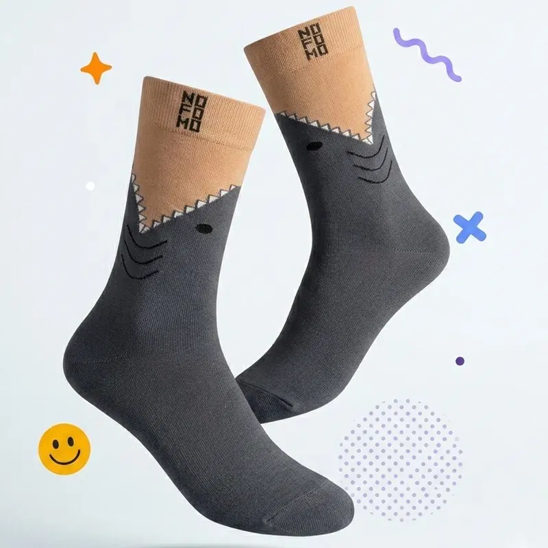 Shark Attack - Crew Length Socks