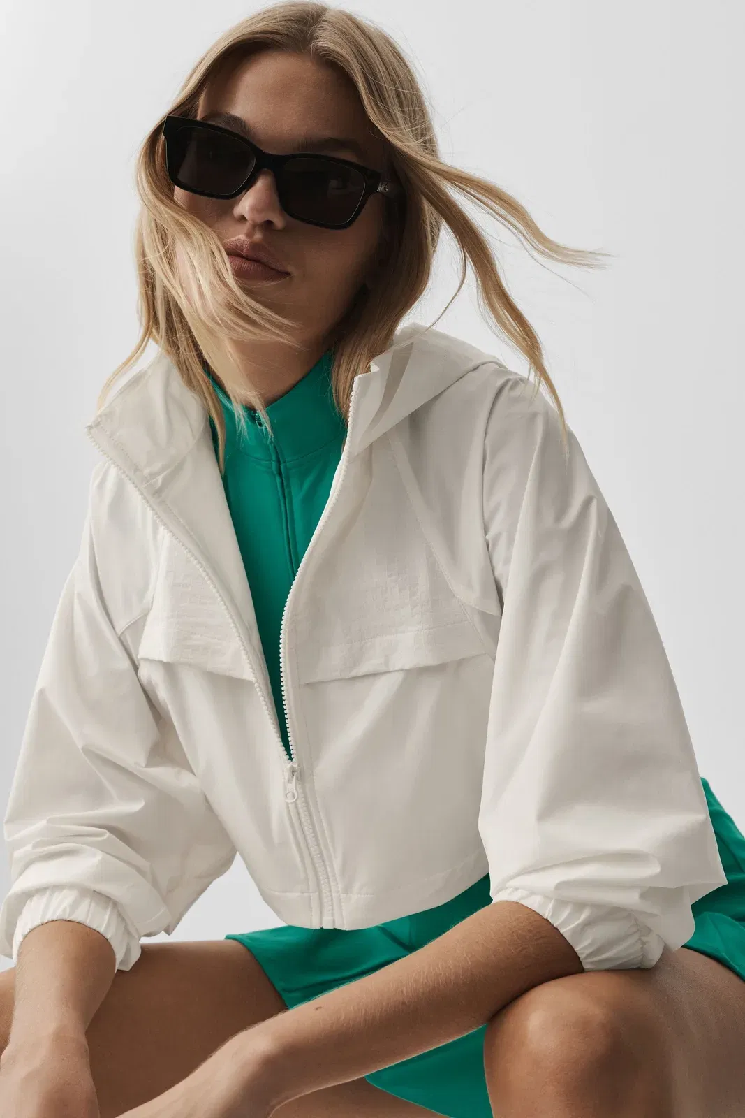 Alo Cropped Playmaker Jacket