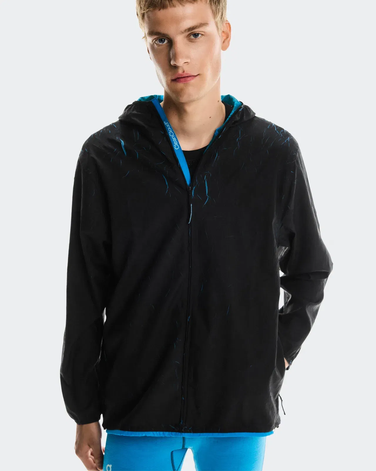 On Pace Run Jacket Malibu Black