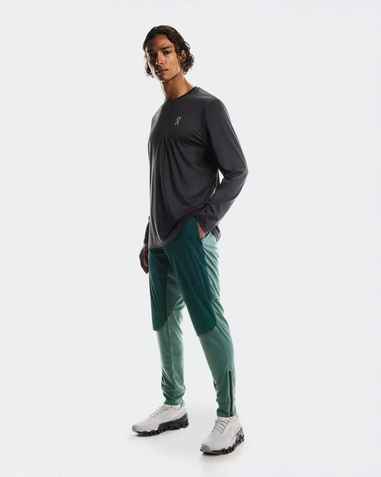 On Weather Pants Spirulina Olive