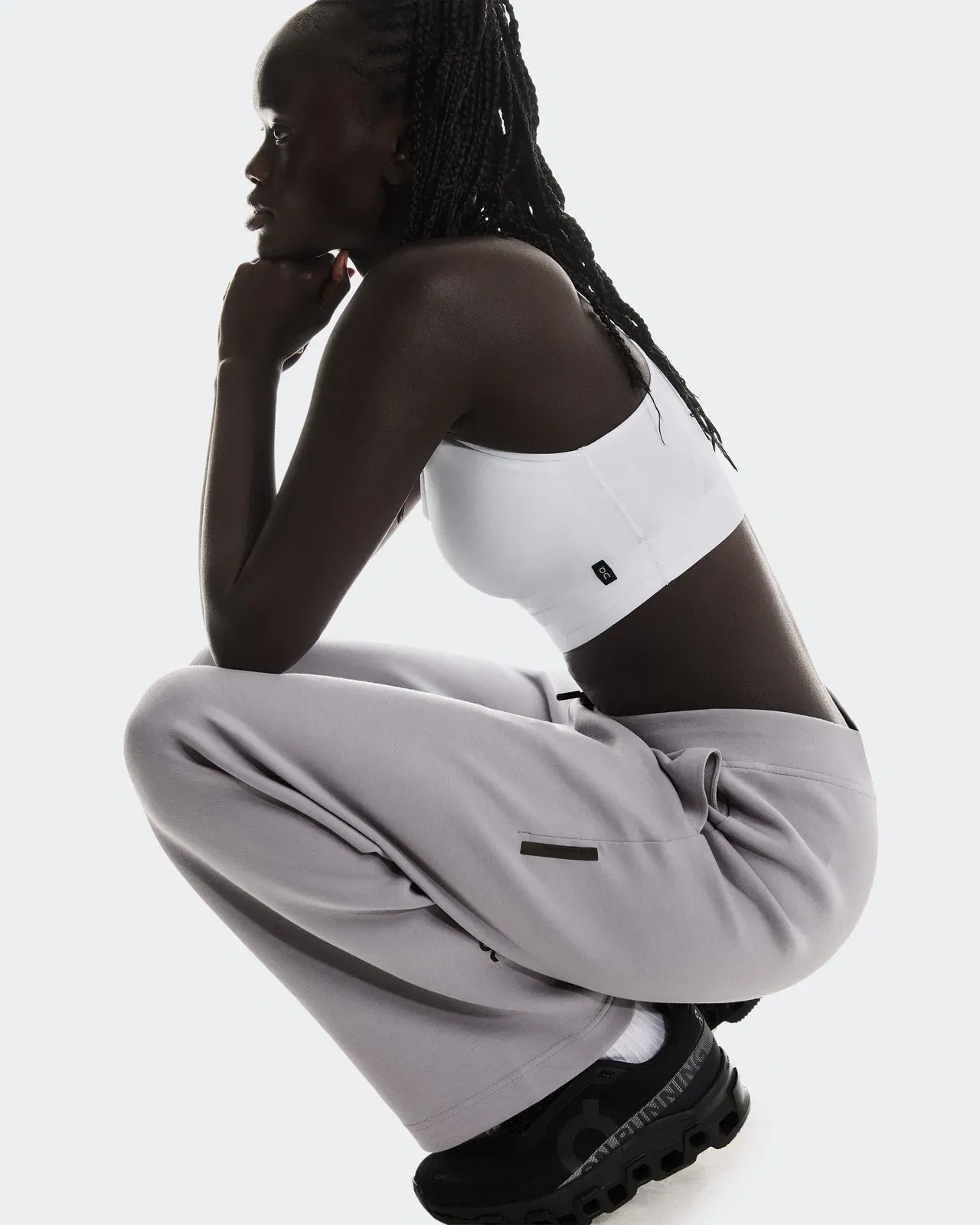 On Focus Tech Sweatpants Lilac