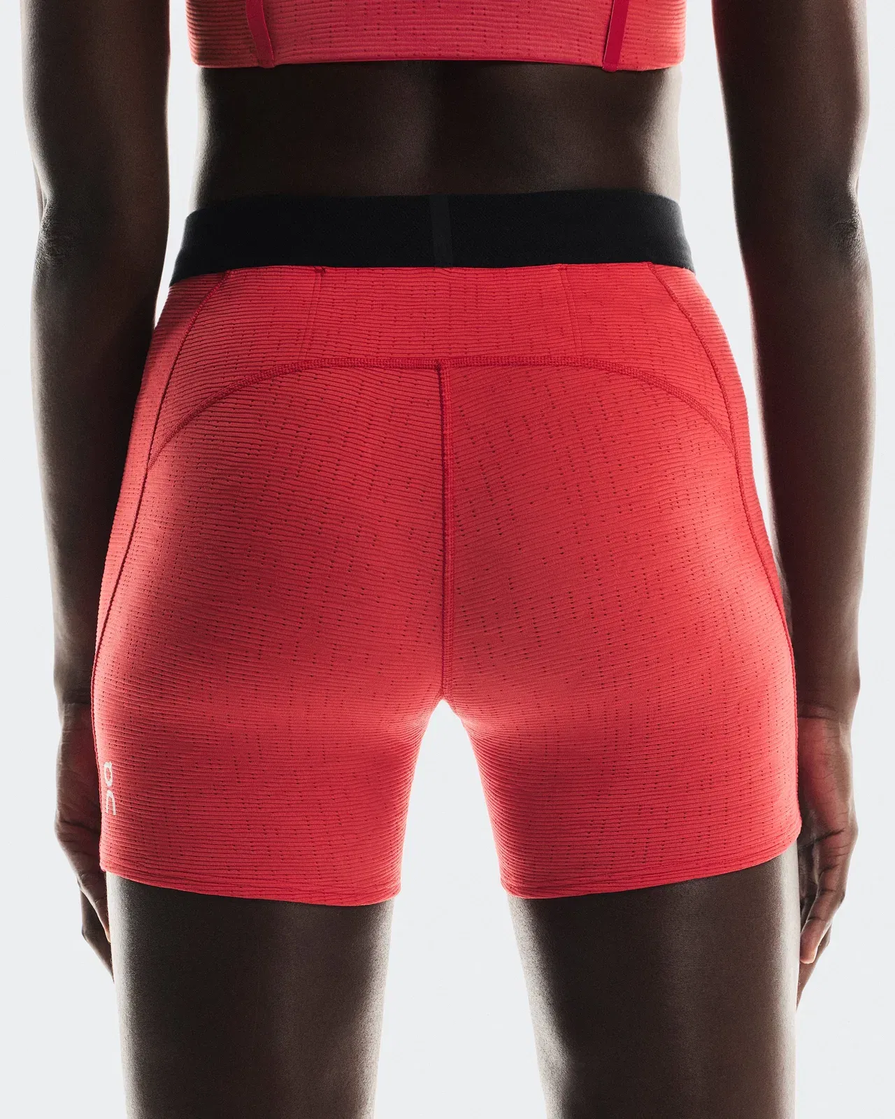 On Pace Tights Shorts Red
