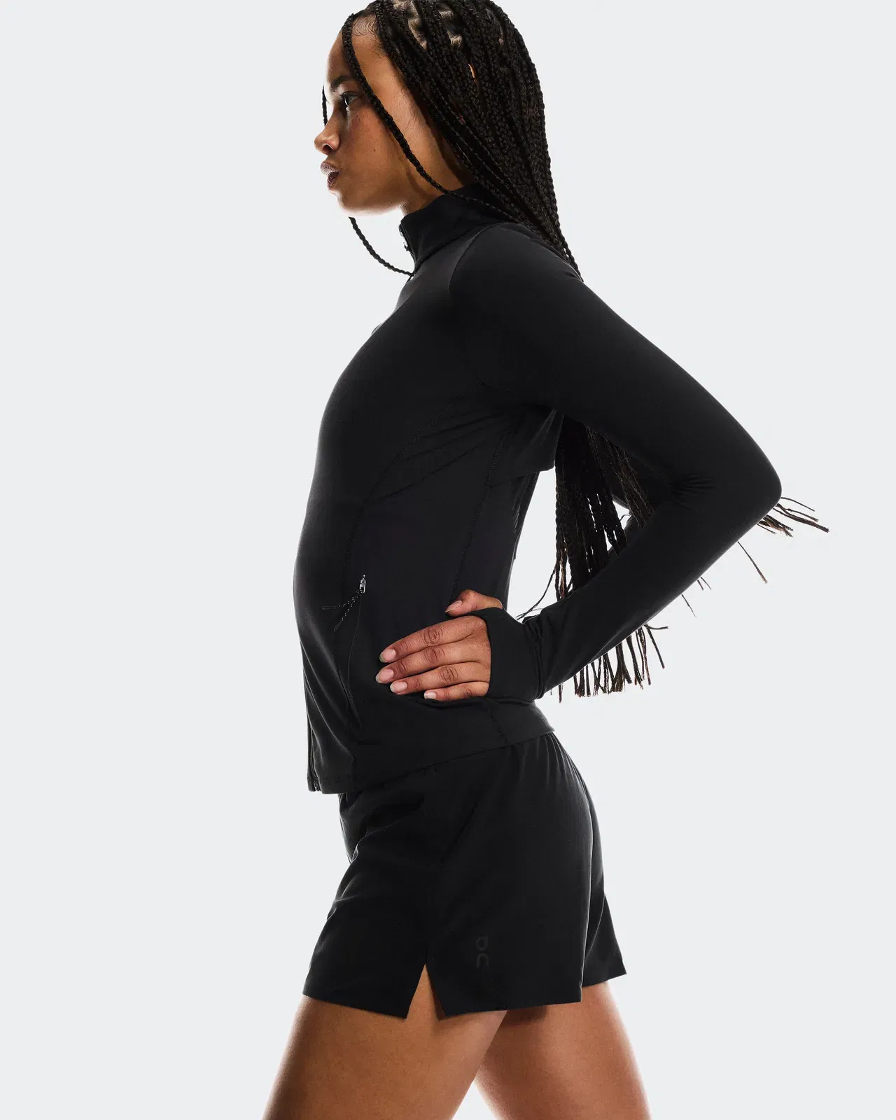 On Mesh Shorts Black