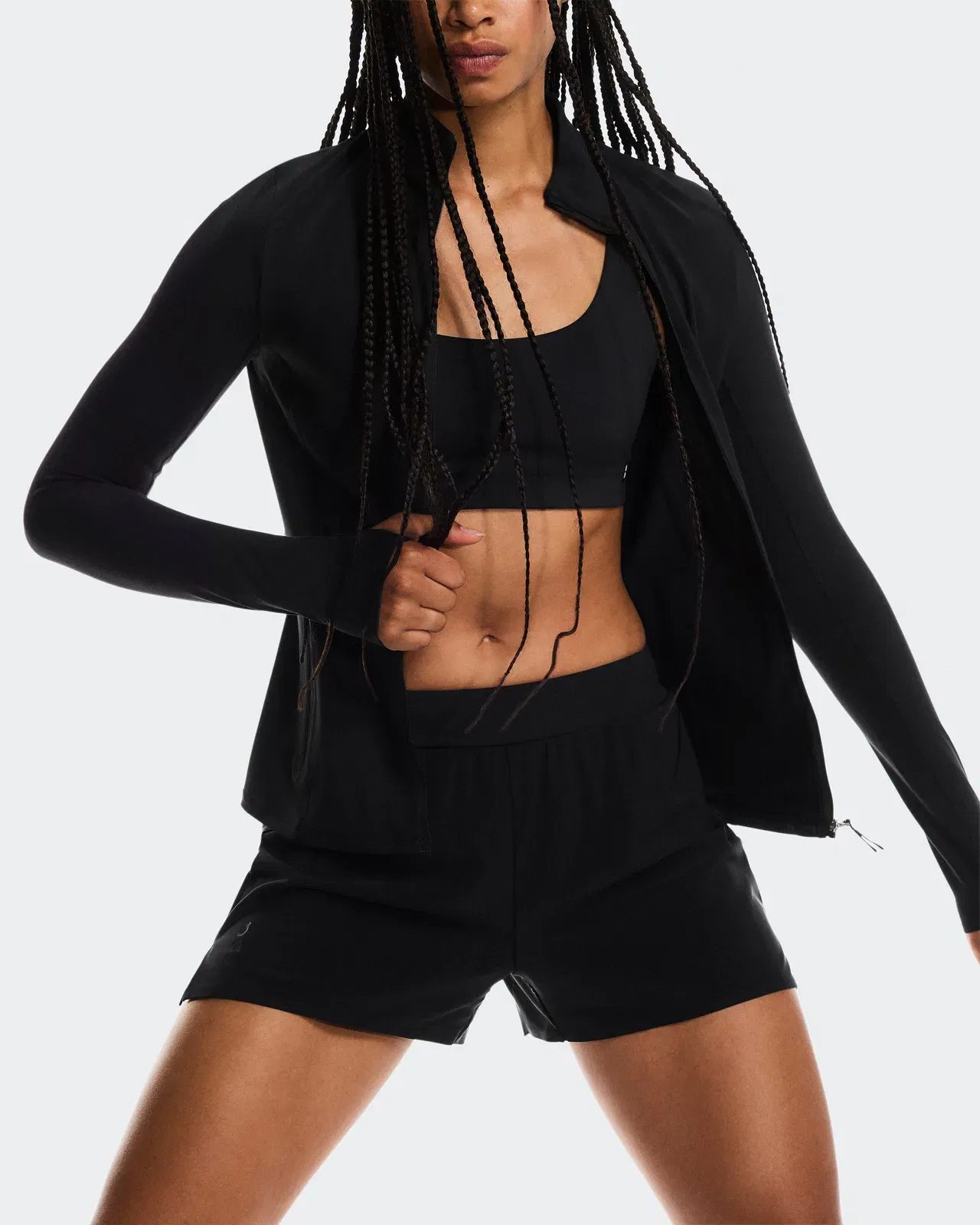 On Mesh Shorts Black