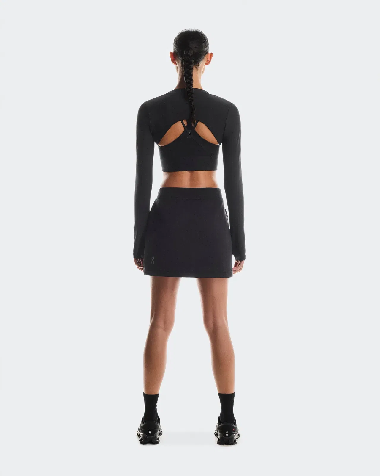 On Focus Tech Skirt Black (Women'S) (Women's)