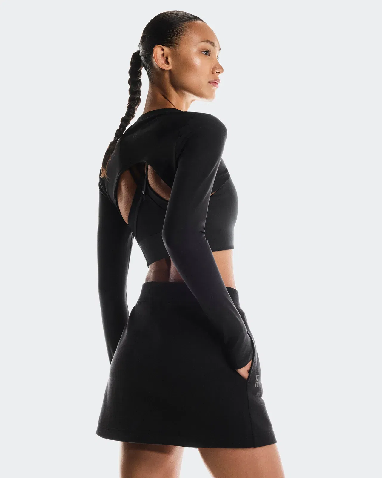 On Focus Tech Skirt Black (Women'S) (Women's)
