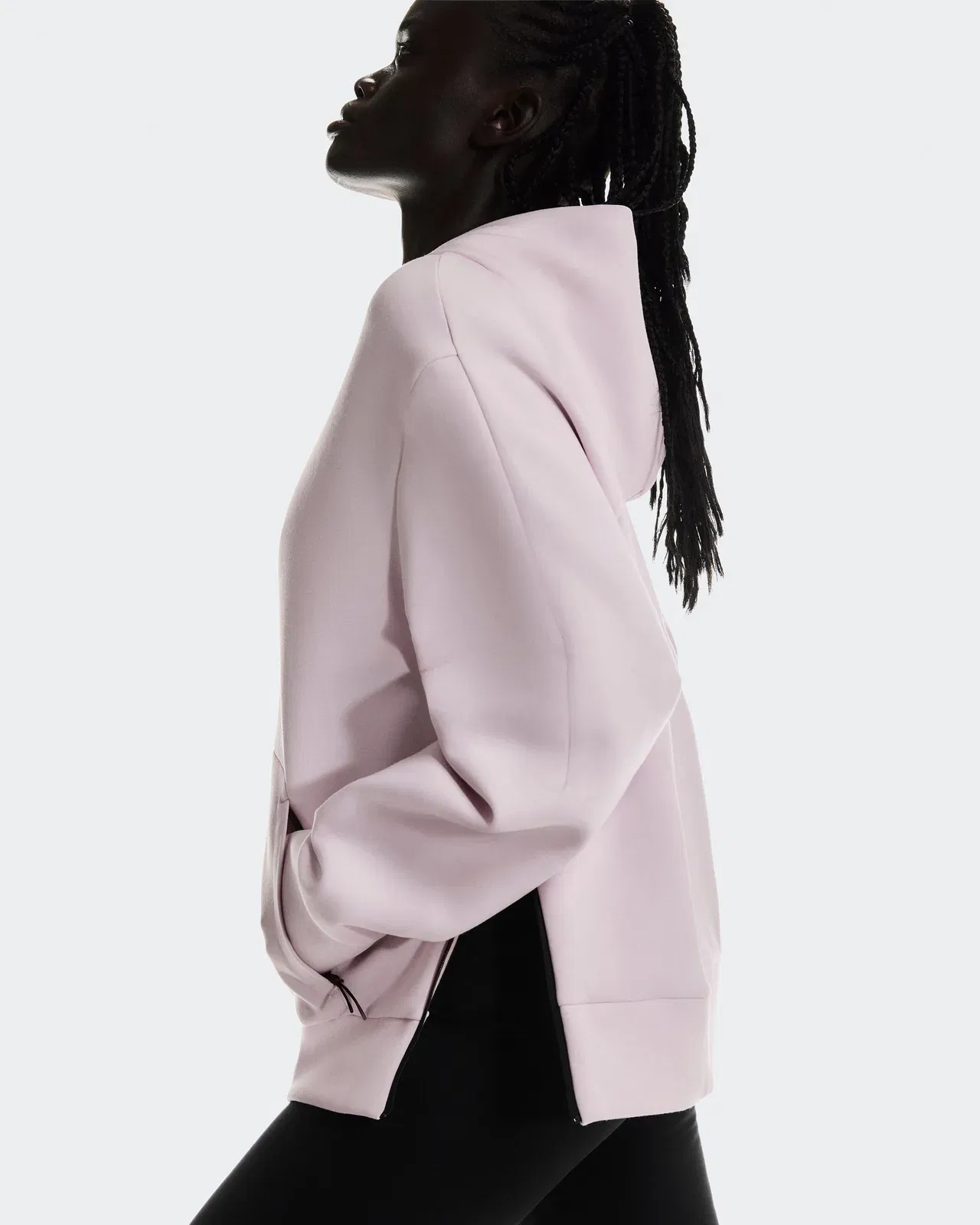 On Focus Tech Hoodie Orchid