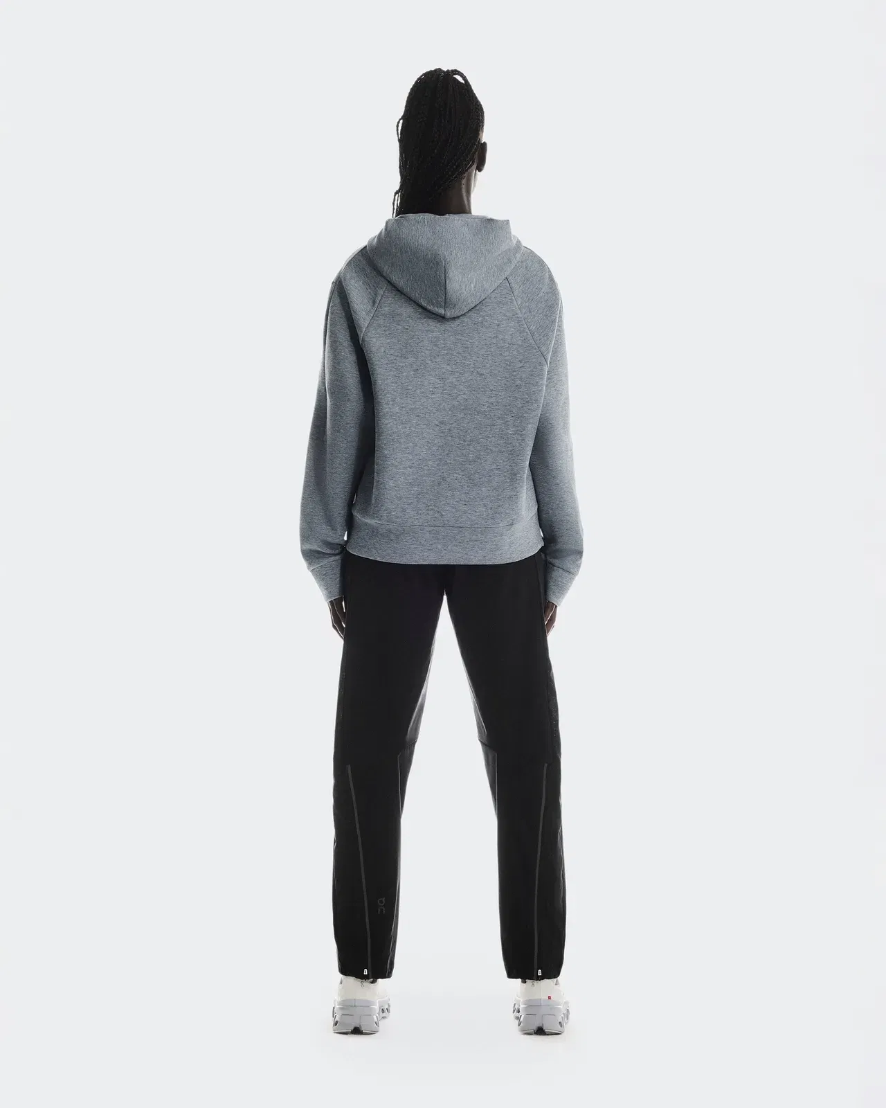 On Focus Tech Hoodie Basalt (Women'S) (Women's)