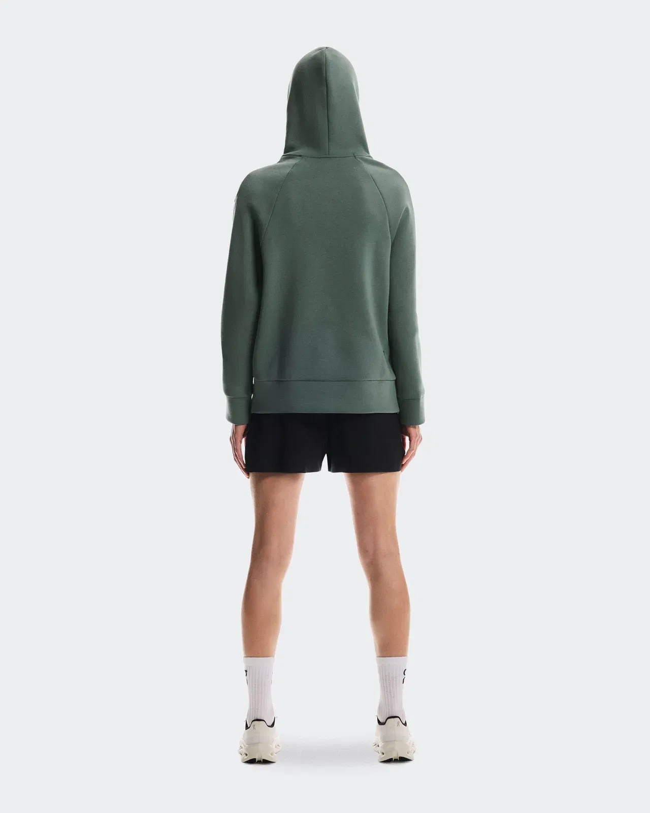 On Focus Tech Hoodie Olive (Women'S) (Women's)