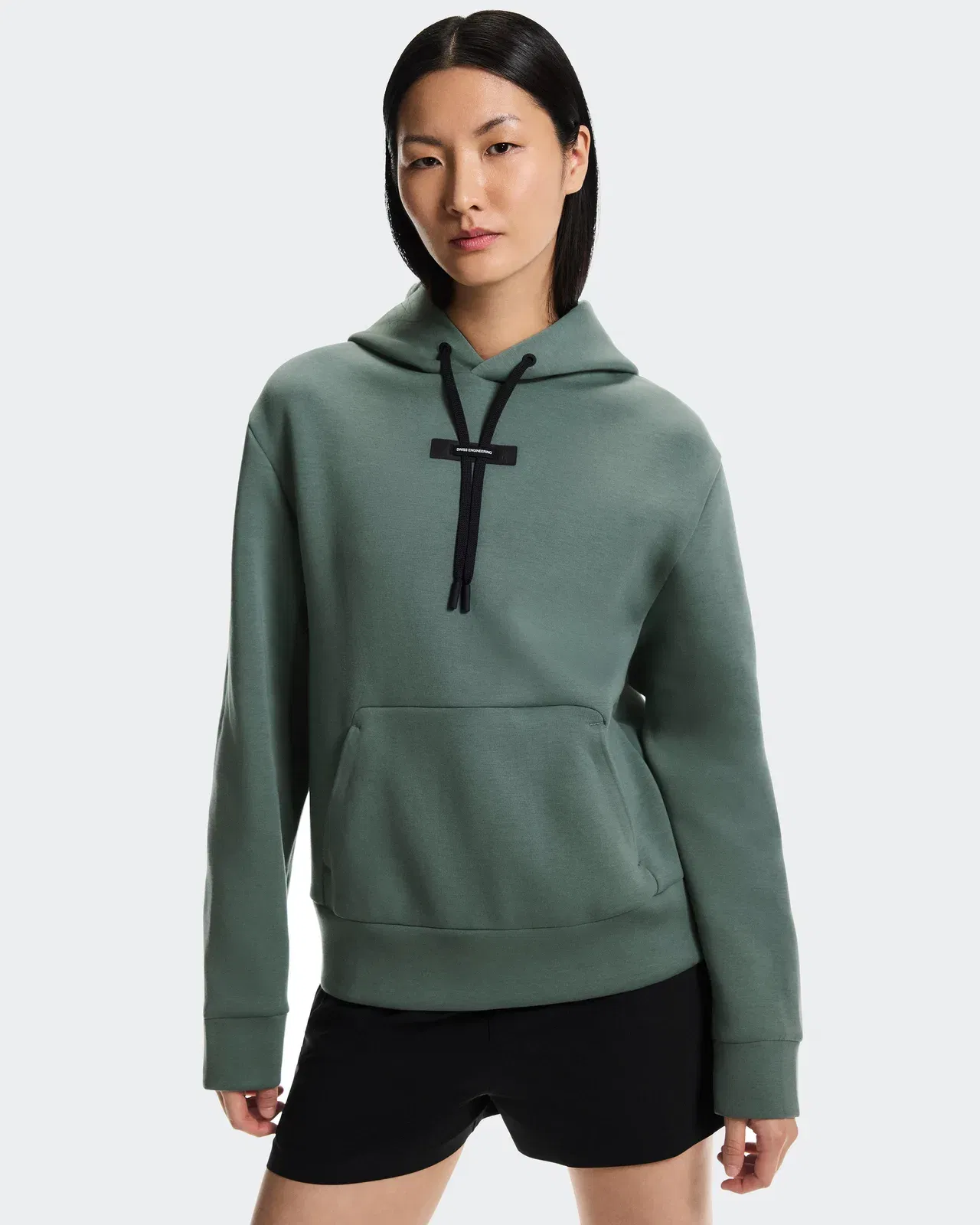 On Focus Tech Hoodie Olive (Women'S) (Women's)