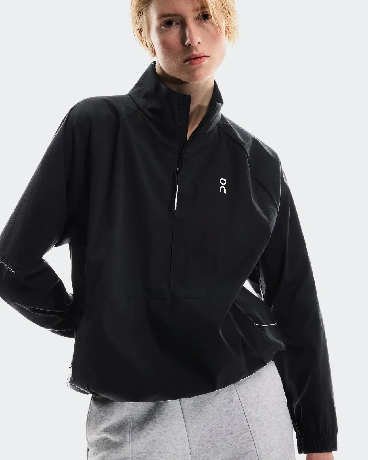 On All-Day 1/2 Zip Jacket Black (Women'S) (Women's)