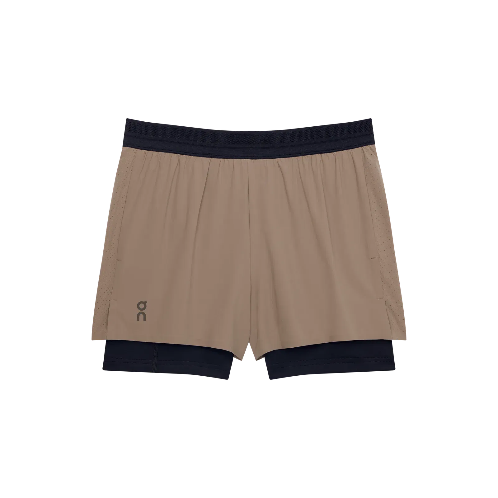 On 3" Performance 2/1 Shorts Cinder Black (Women'S) (Women's)