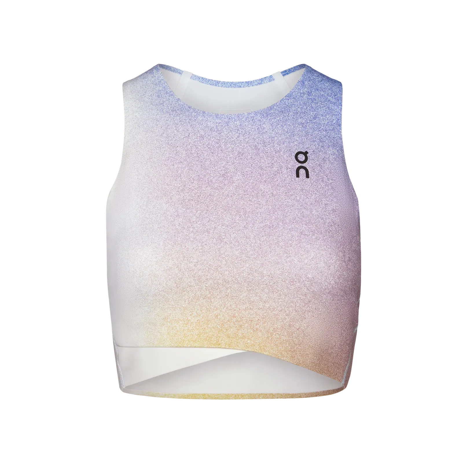 On Court Crop Top White Indigo