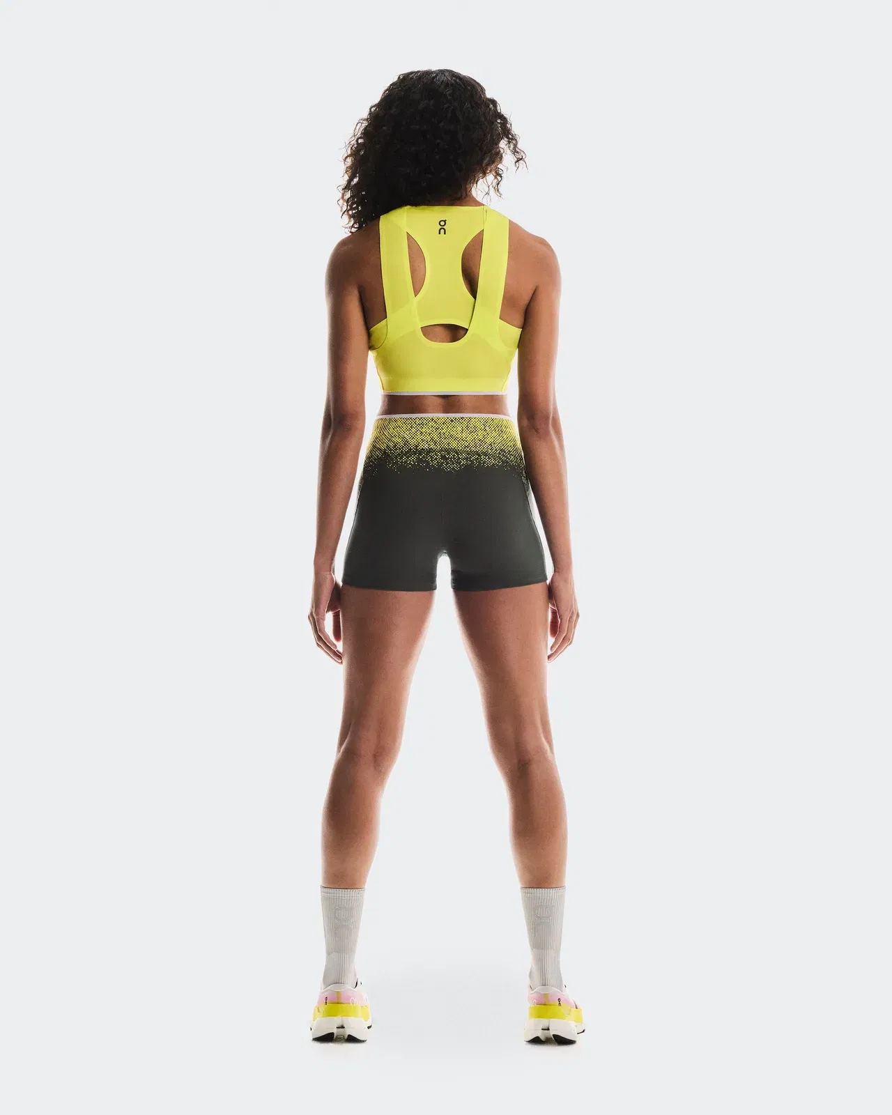On Race Tights Shorts Lime (Women'S) (Women's)