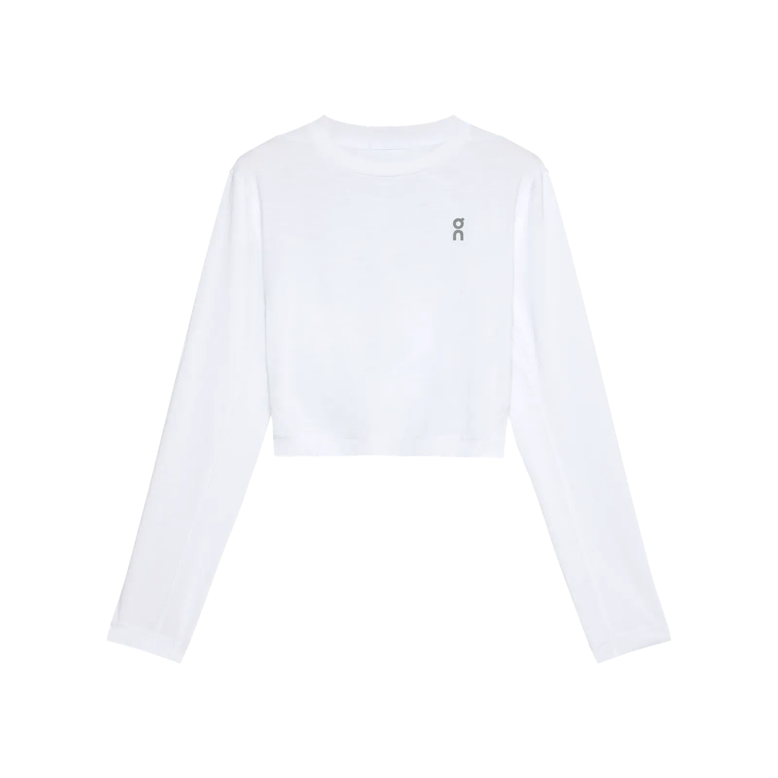 On Train Long-T Crop Graphic White (Women'S) (Women's)
