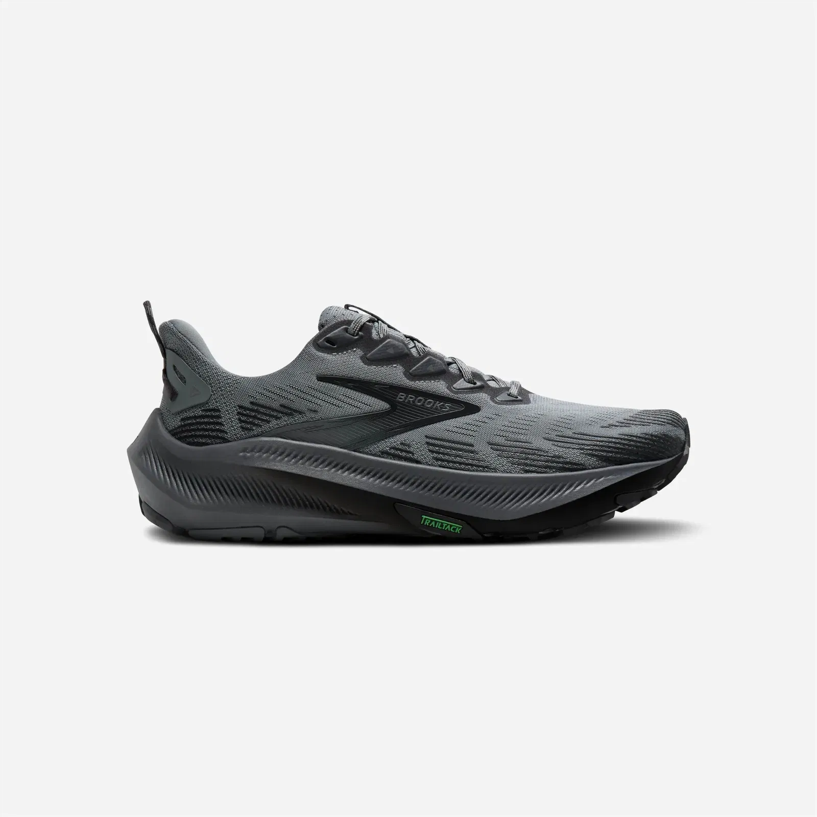 Brooks Ghost Trail Gray Gray Blackened Pearl
