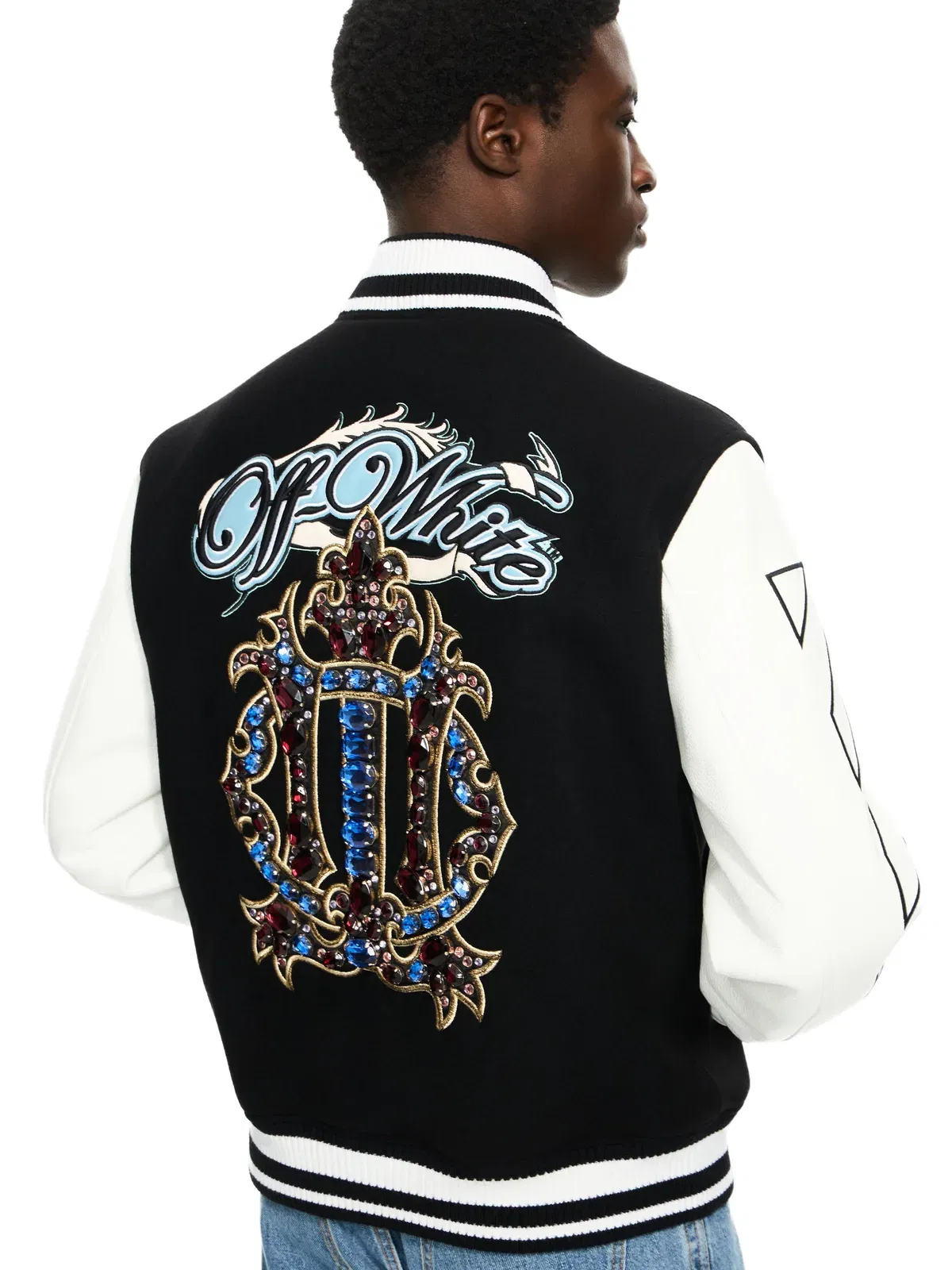 Off White Royal Jewels Varsity Jacket