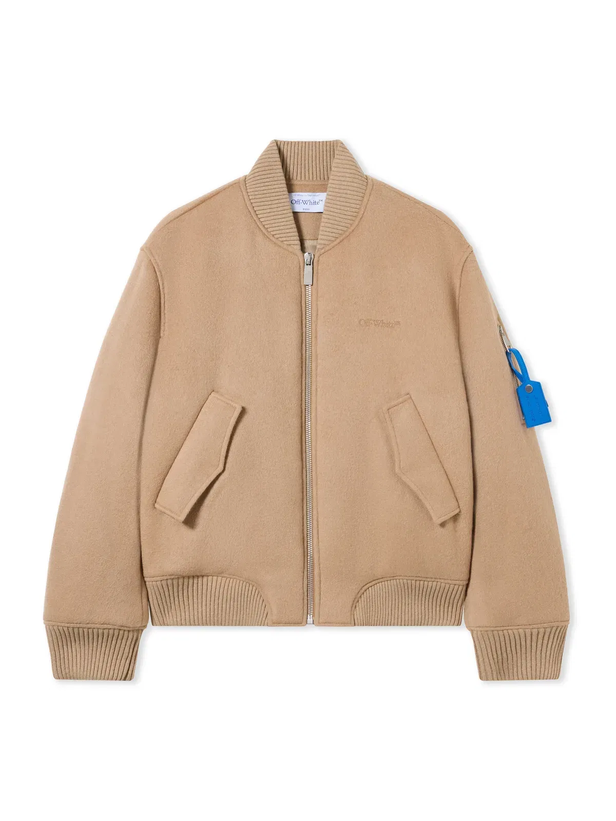 Off White Quote Bomber Jacket