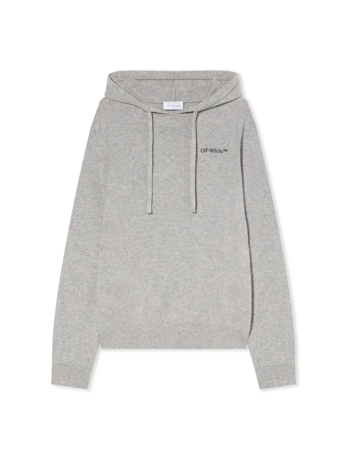 Off White Quote Knit Hoodie