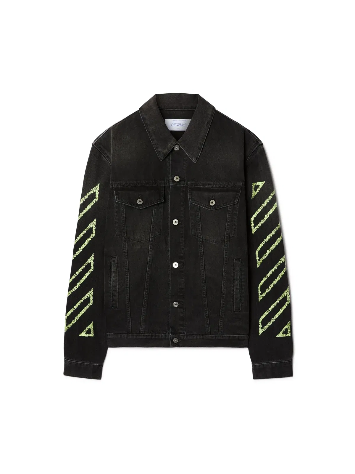 Off White Diag Arr Outl Den Skate Jkt