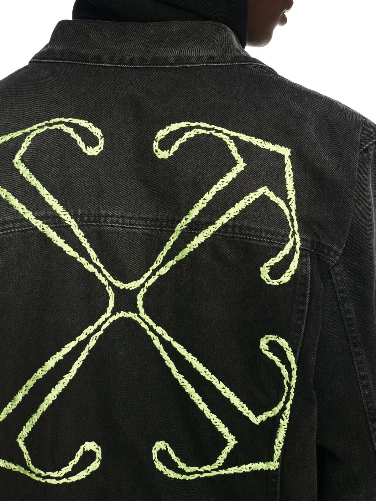 Off White Diag Arr Outl Den Skate Jkt