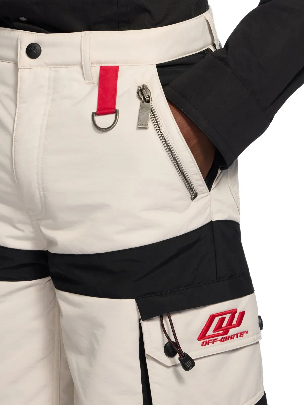Off White Sporty Nyl Cargo Shorts