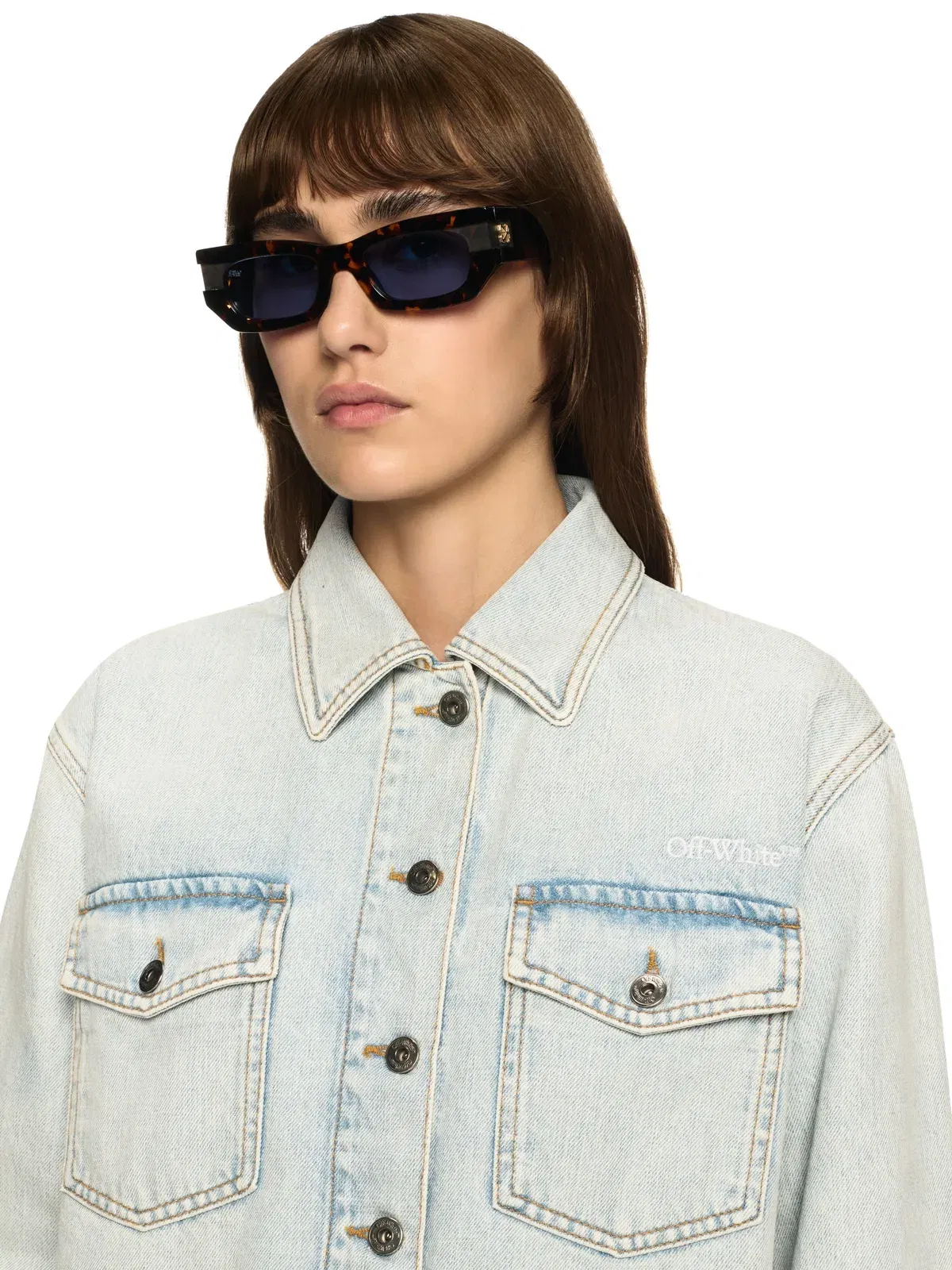 Off White Fresco Arrow Denim Shirt Jkt