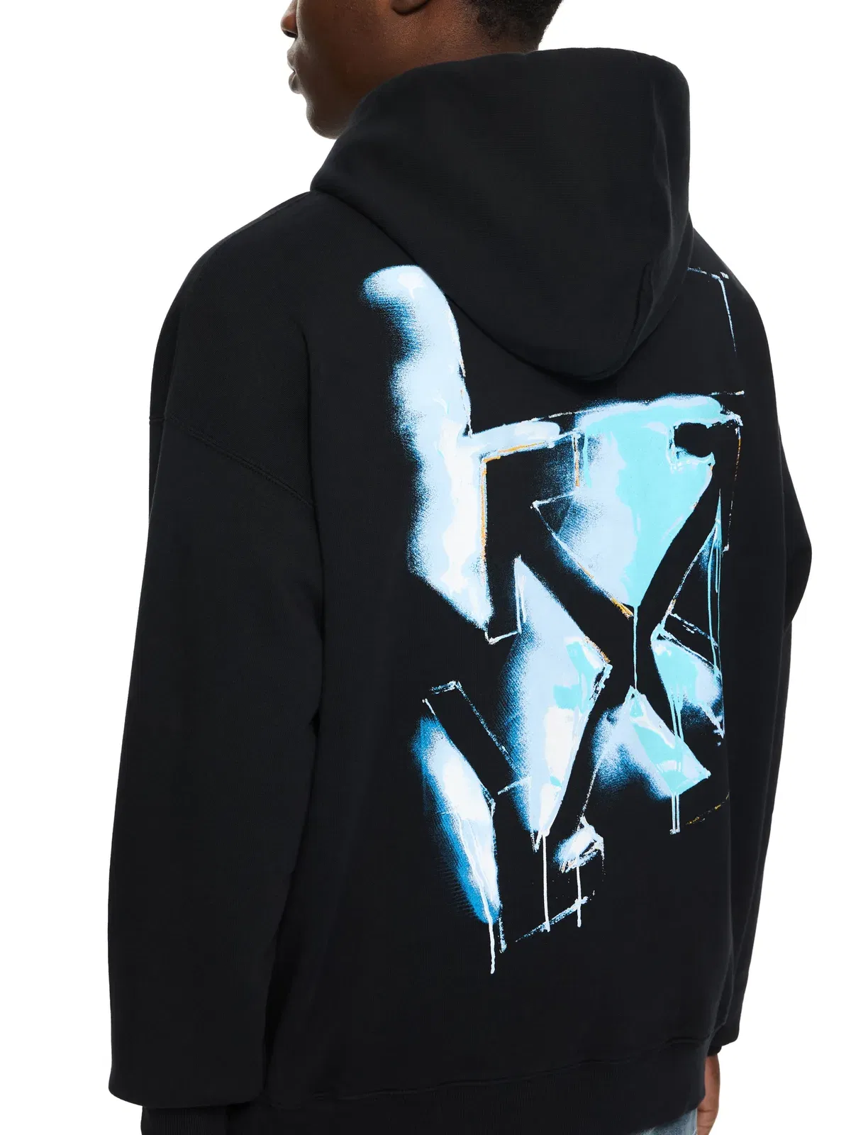 Off White 3D Spray Arrow Skate Hoodie