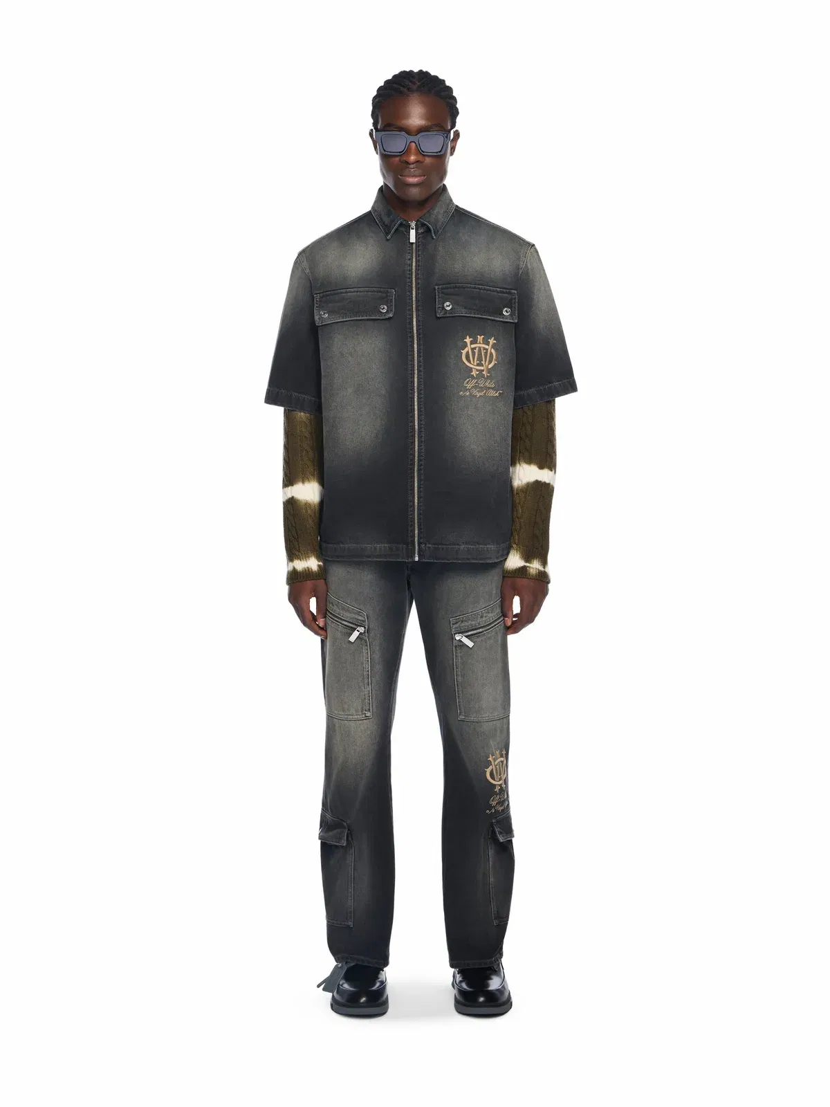 Off White Gothic Skate Cargo Jeans