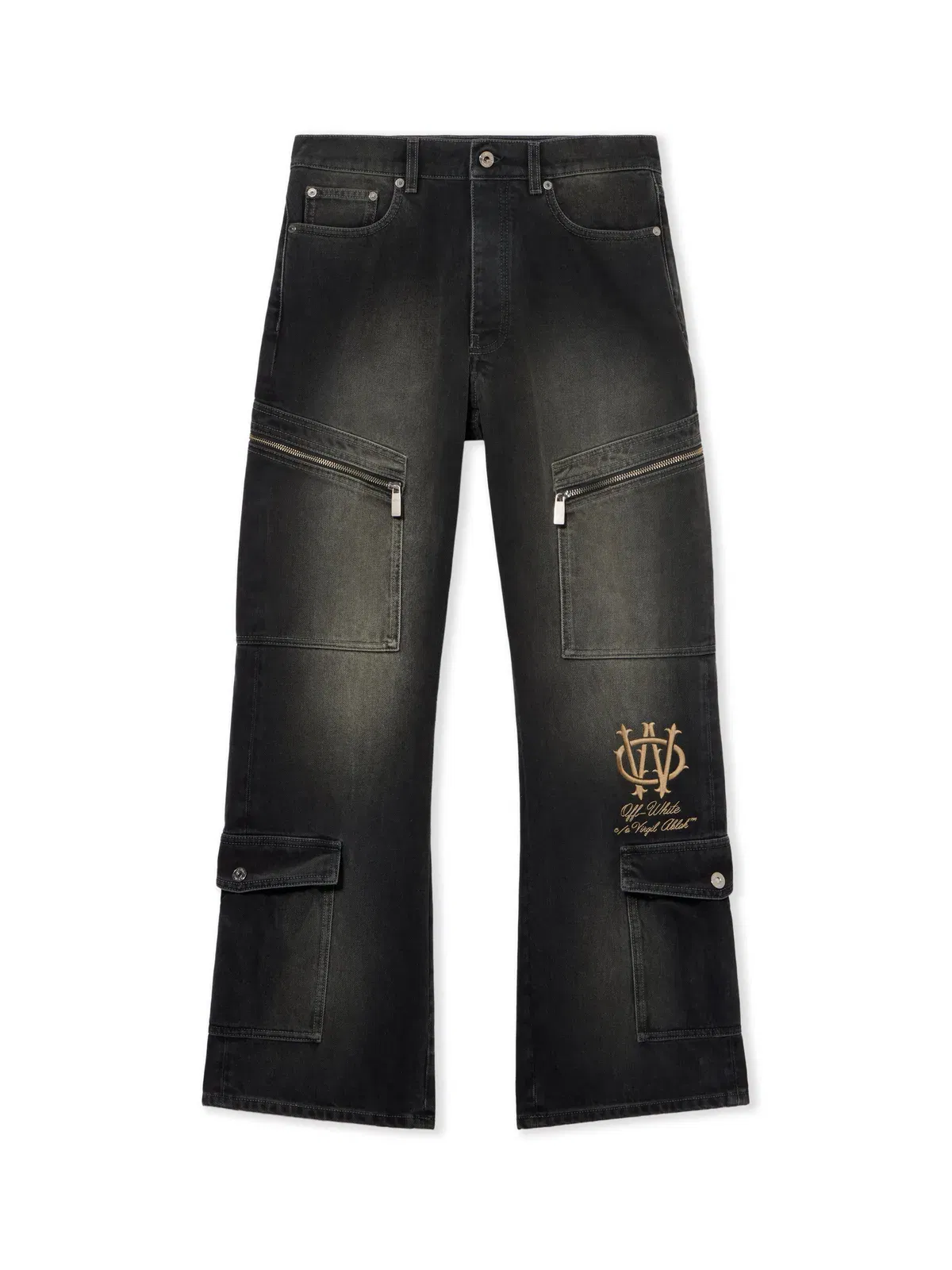 Off White Gothic Skate Cargo Jeans