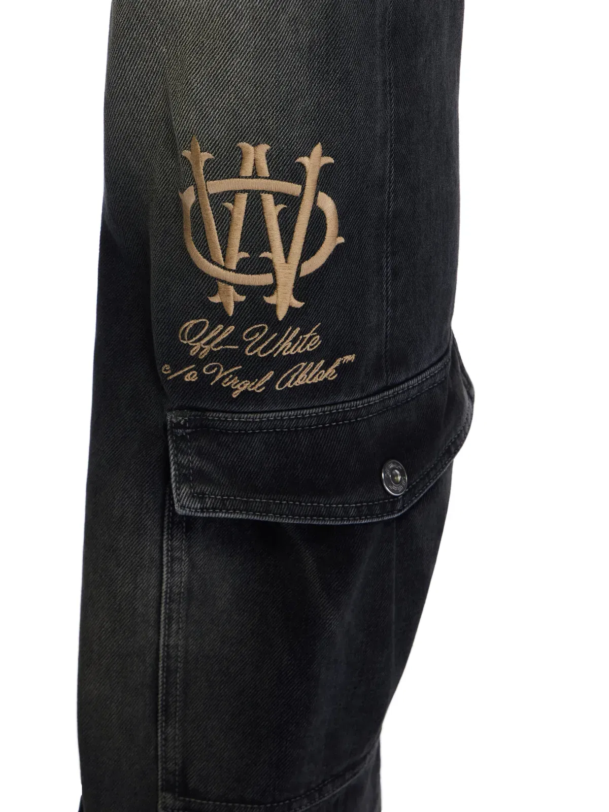 Off White Gothic Skate Cargo Jeans