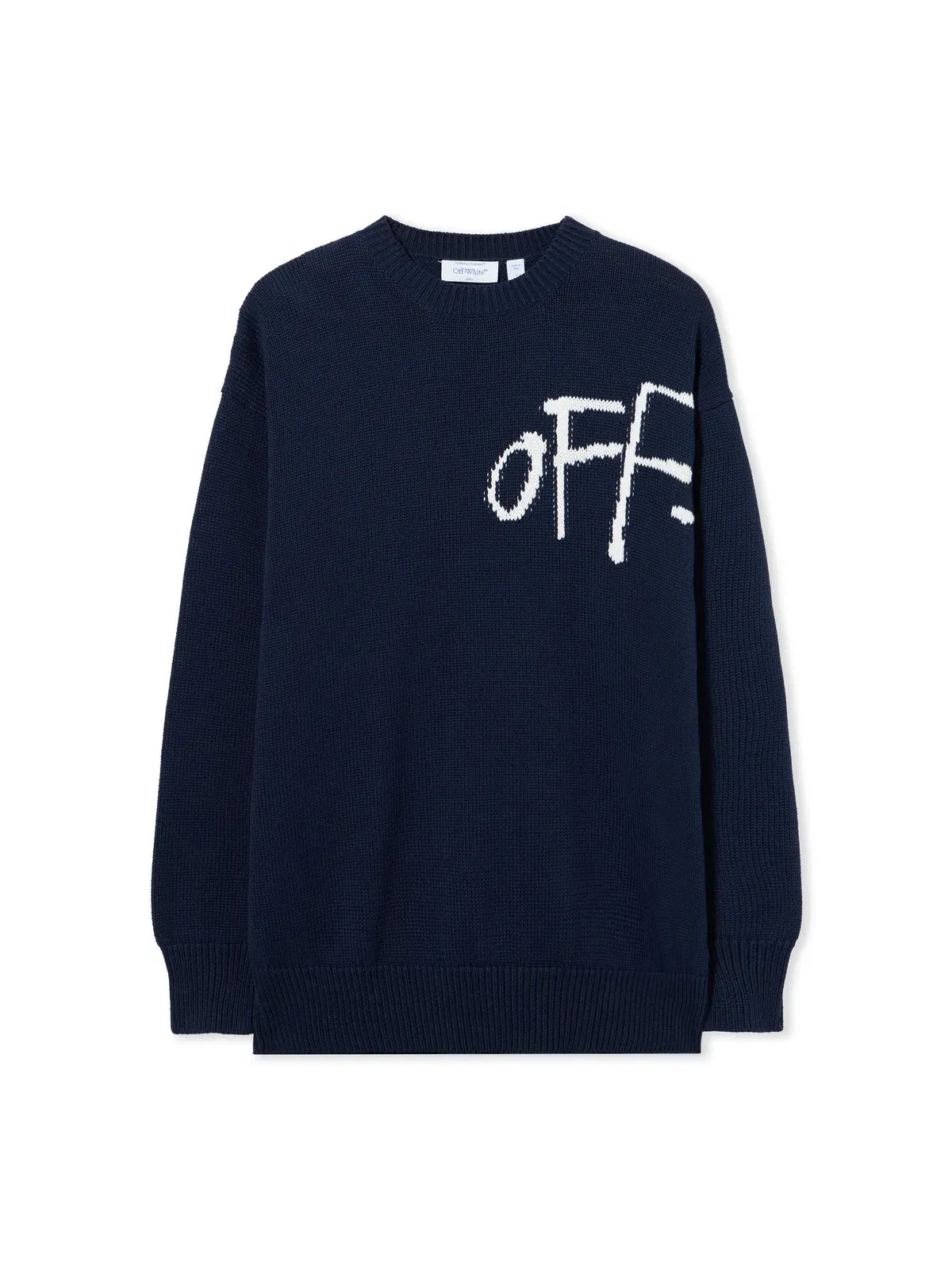 Off White Bookish Shared Knit Crewneck