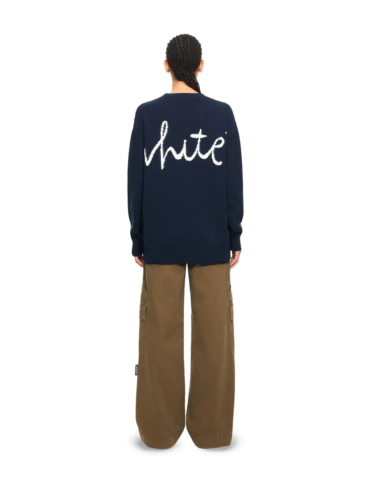 Off White Bookish Shared Knit Crewneck