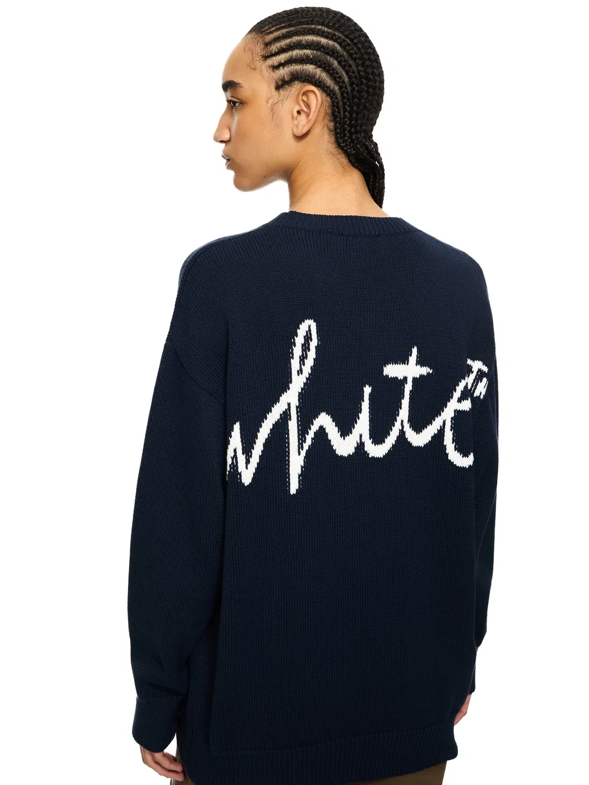 Off White Bookish Shared Knit Crewneck