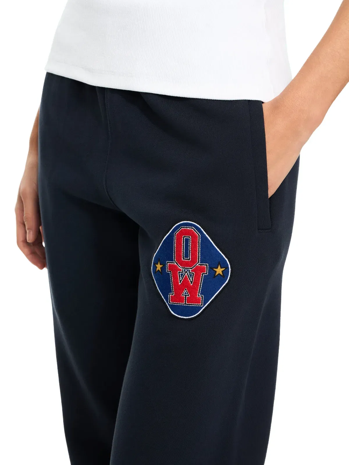 Off White Royal Patch Cuff Sweatpants