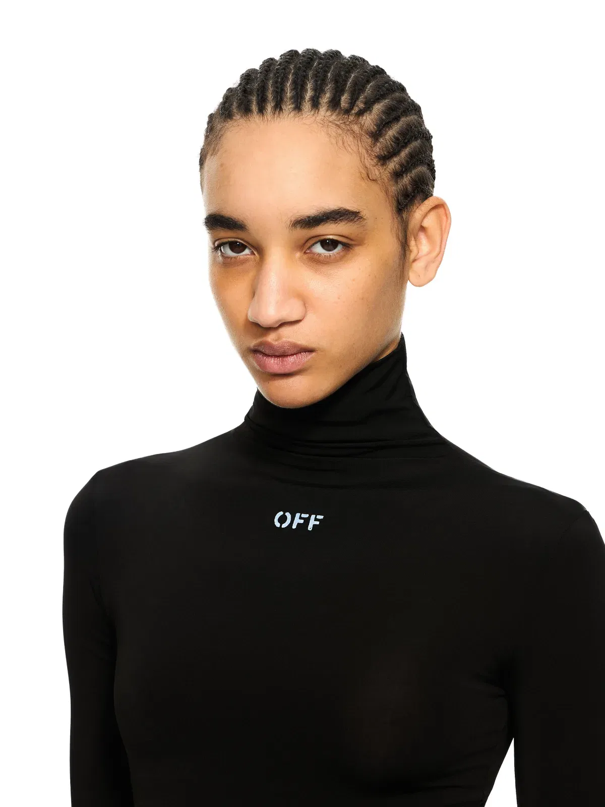 Off White Off Stamp Second Skin LS Turtleneck