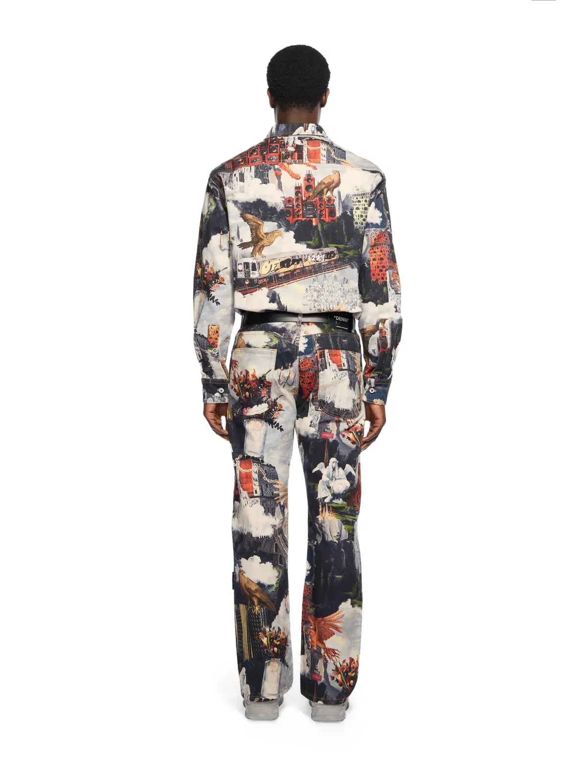 Off White World Paint Relax Jeans