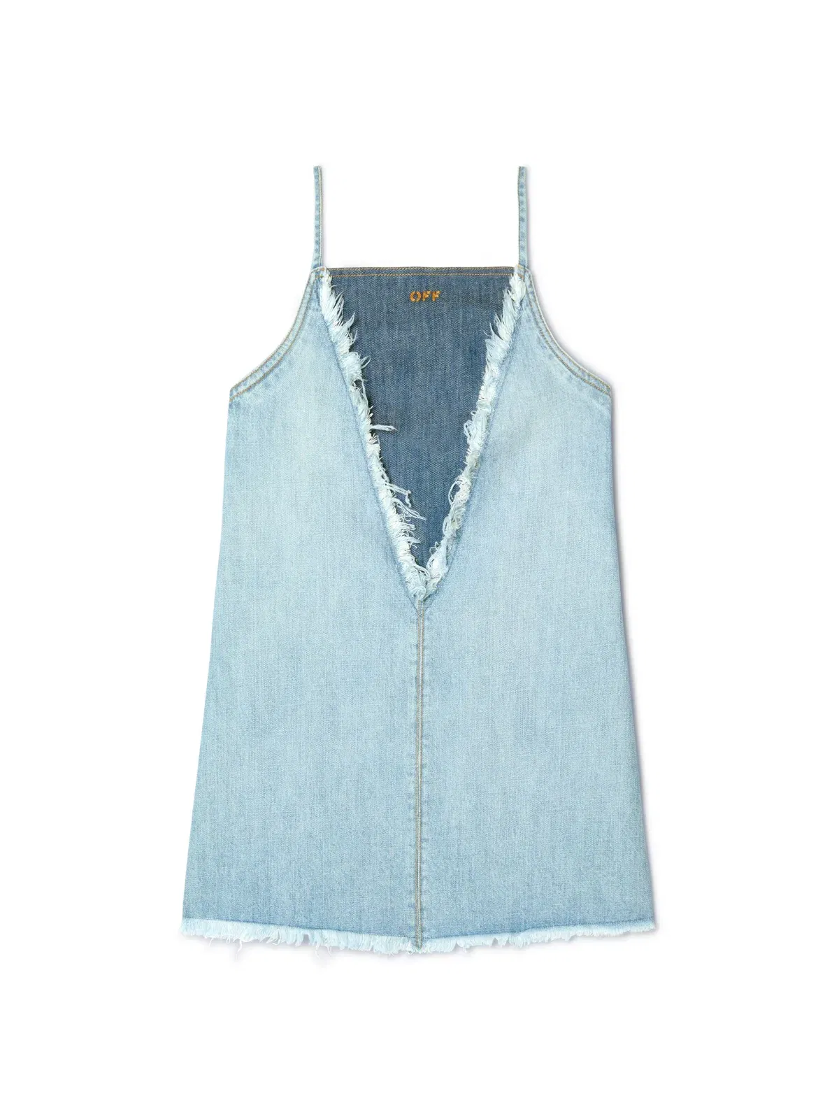 Off White Denim Doll Dress