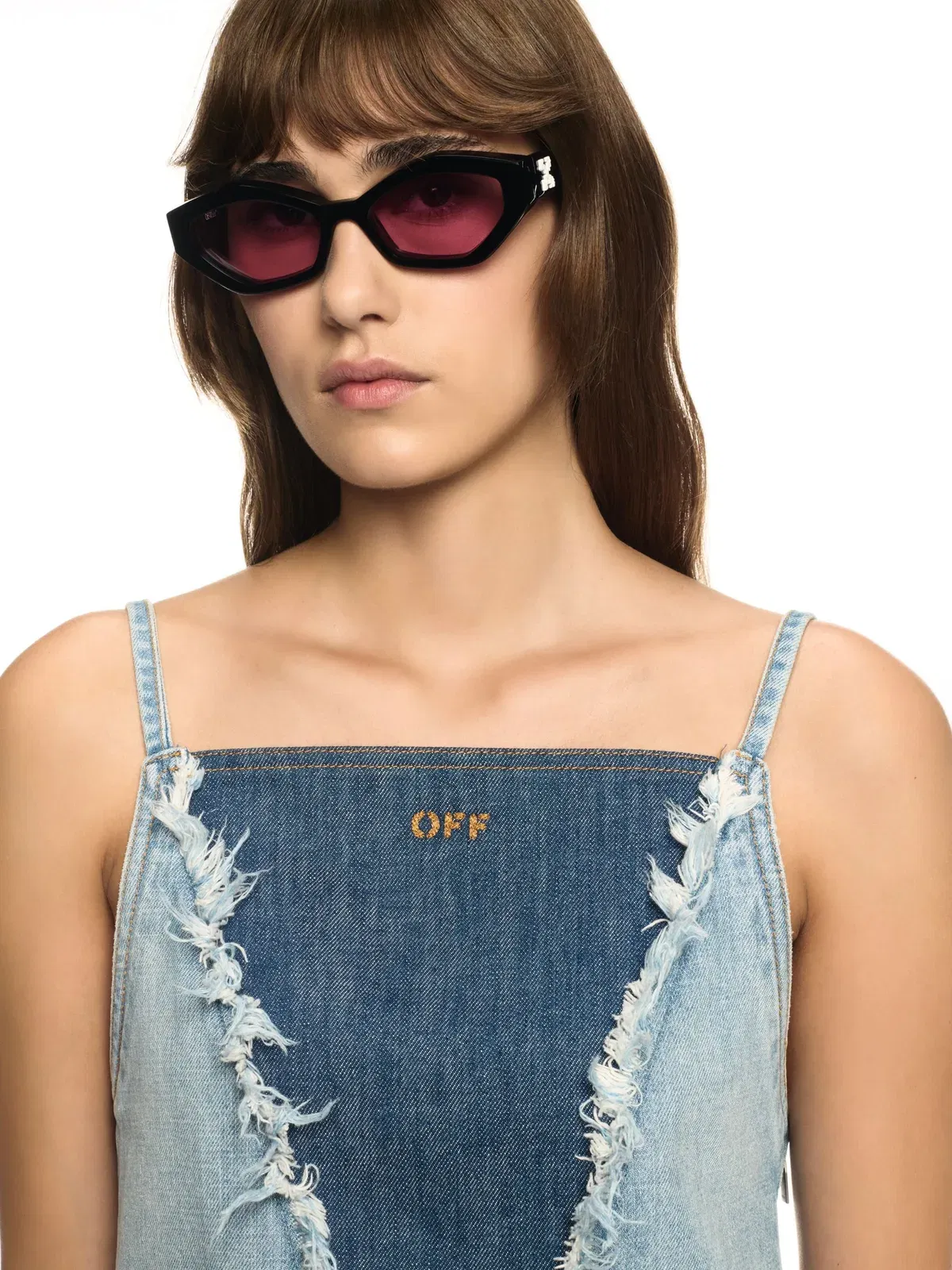 Off White Denim Doll Dress