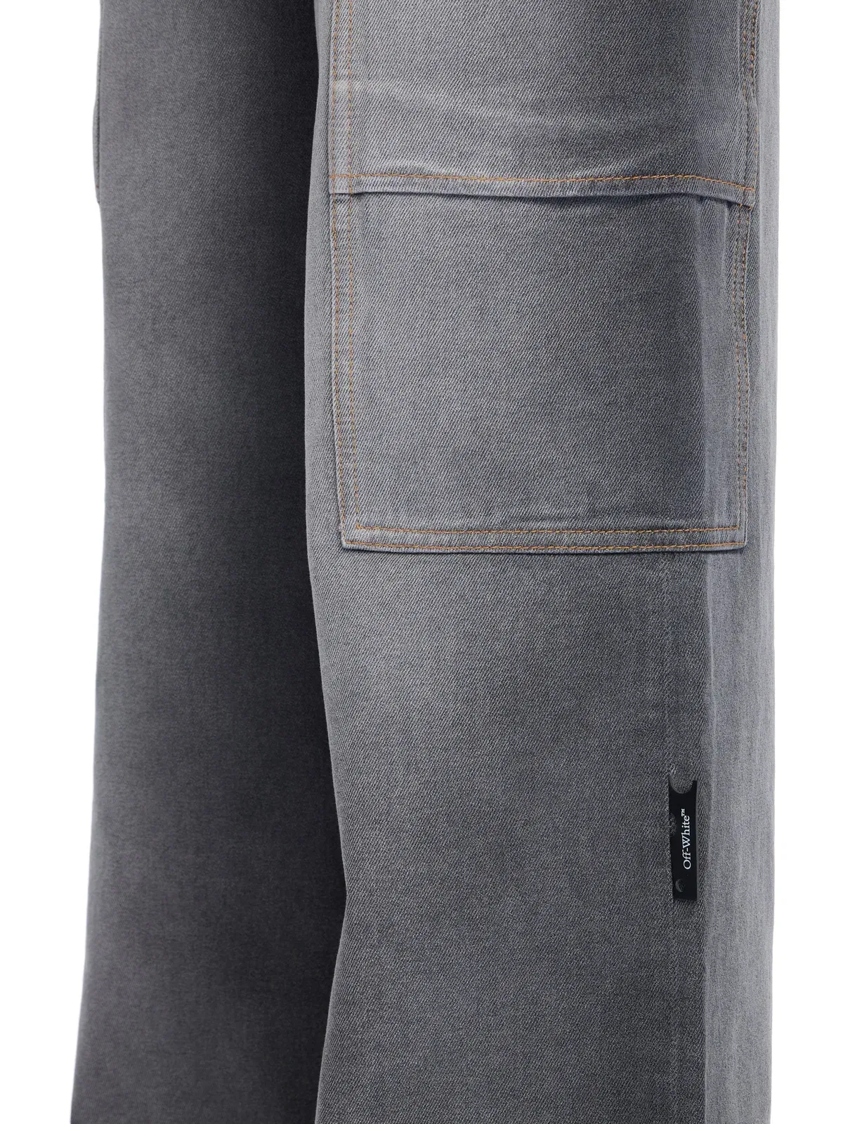 Off White Denim Toybox Cargo Pants