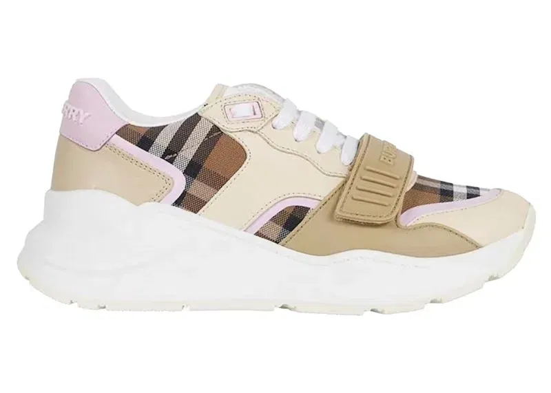 Burberry Ramsey Vintage Check Sneaker Beige Taupe Brown (Women's)