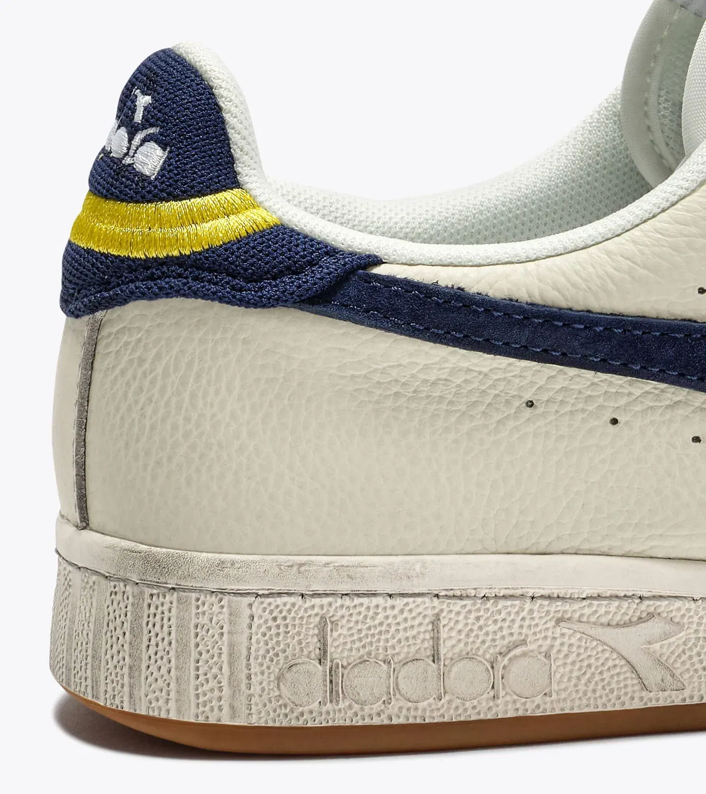 Diadora Game Low Jersey Waxed White/Navy Peony