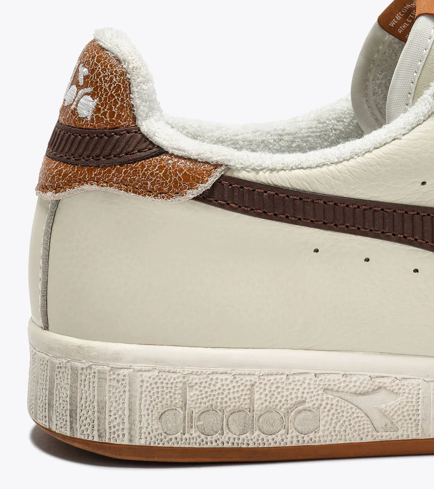 Diadora Game Low Stripes Waxed Shaved Chocolate