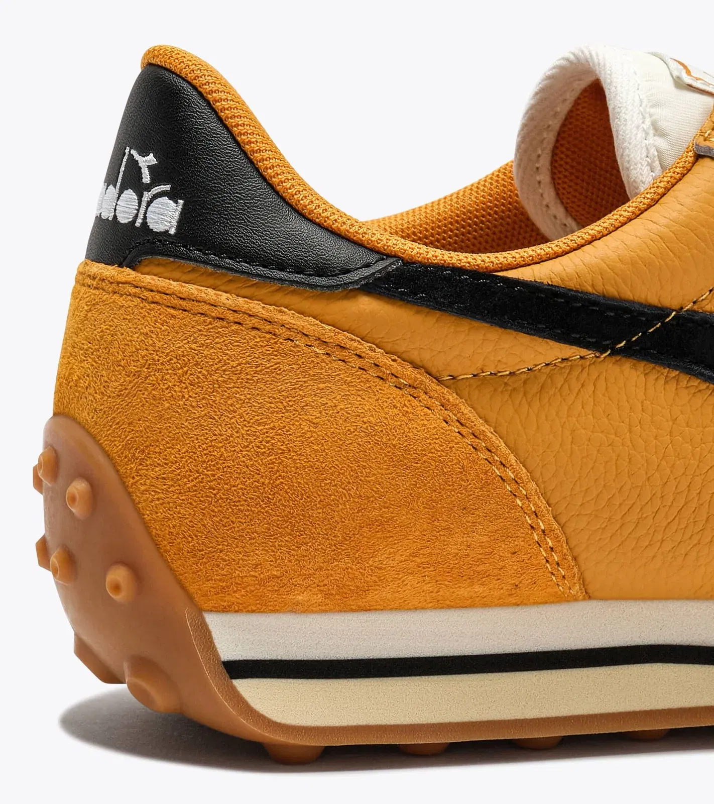 Diadora Rally Punched Orange Mustard
