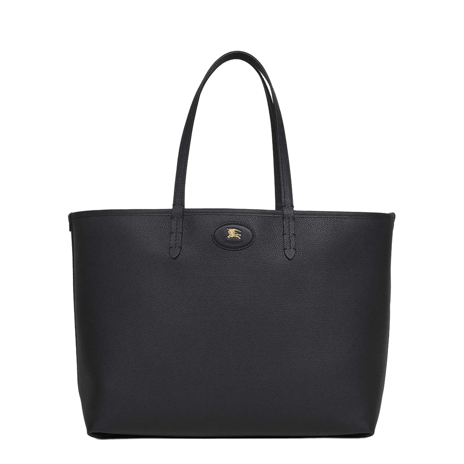 Medium Bloomsbury Reversible Leather Handbag - Black